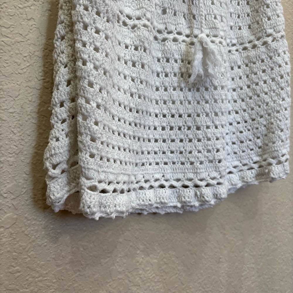 Joie Women's White Nawra Crochet Dress Size Small 100% Cotton Boho Beach Resort - Picture 6 of 10